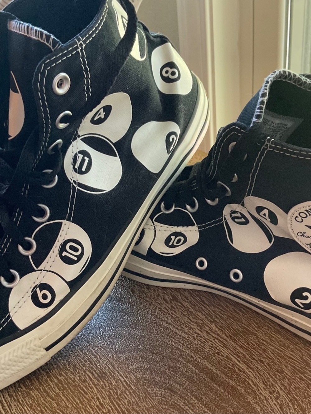 Size 10.5. Men’s Converse Chuck Taylor All Star High Billiards - Black